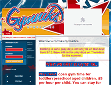 Tablet Screenshot of gymniks.com